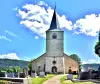 Fassade und Glockenturm der Kirche Saint-Jacques (© J.E)