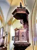 Pulpit of the church of Nozeroy (© Jean Espirat)