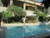Mas 18ème, piscine chauffée, chambres climat - Location - Vacances & week-end à Belvézet