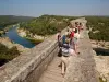 3ème niveau du Pont du Gard - La canalisation