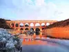 La mise en lumière du Pont du Gard